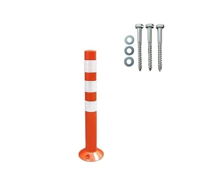 Amazon.co.jp: 車線分離標 コーンポスト 75cm 【SO-001 1本 + ボルト